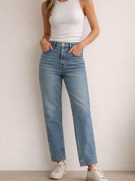 Abercrombie & Fitch Denim - Abercrombie & Fitch The ’90s Straight Ultra High Rise Jeans Size 28